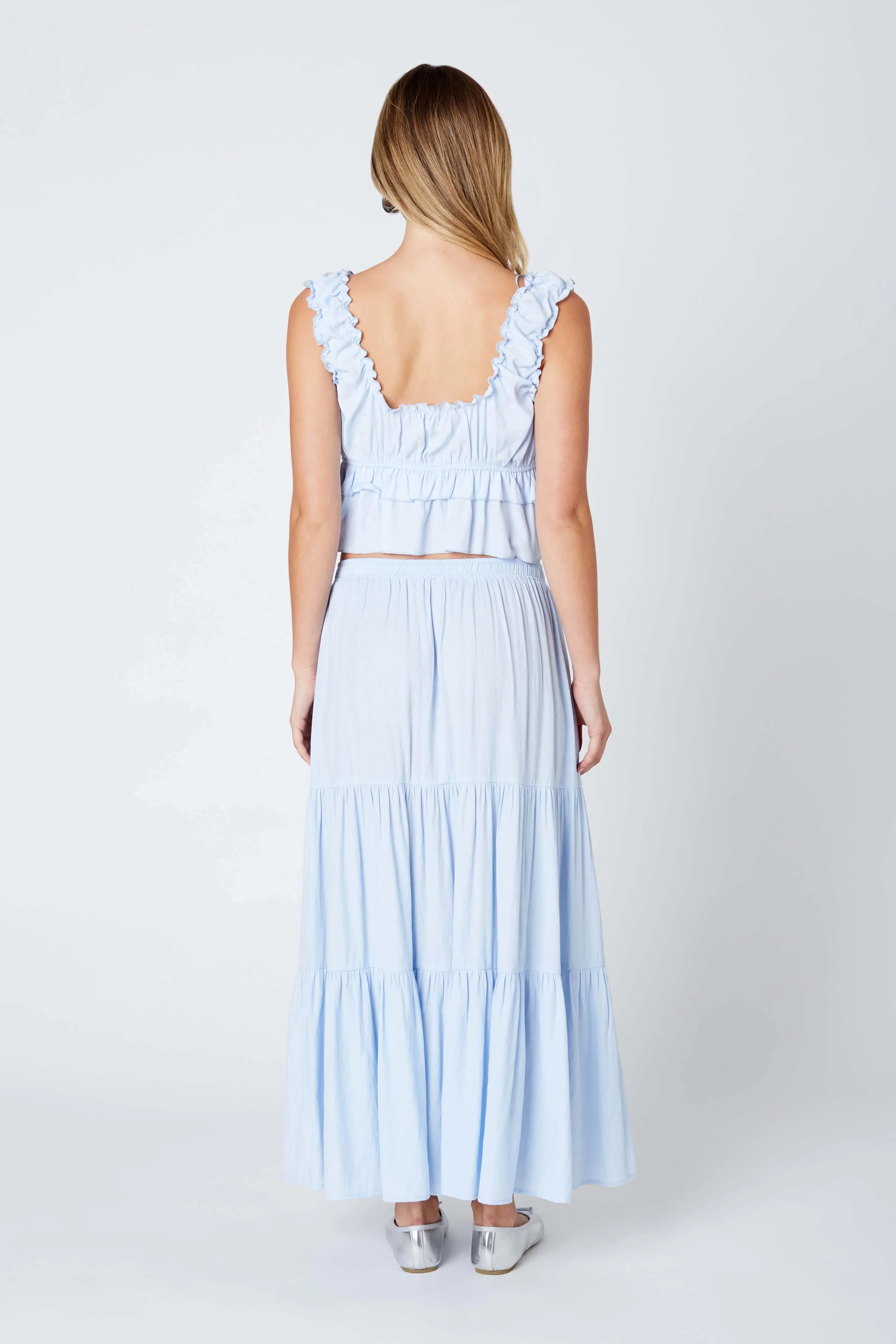 Tiered Maxi Skirt