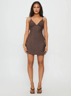 Makaia Balconette Mini Dress Brown