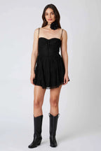 Lace Corset Mini Dress
