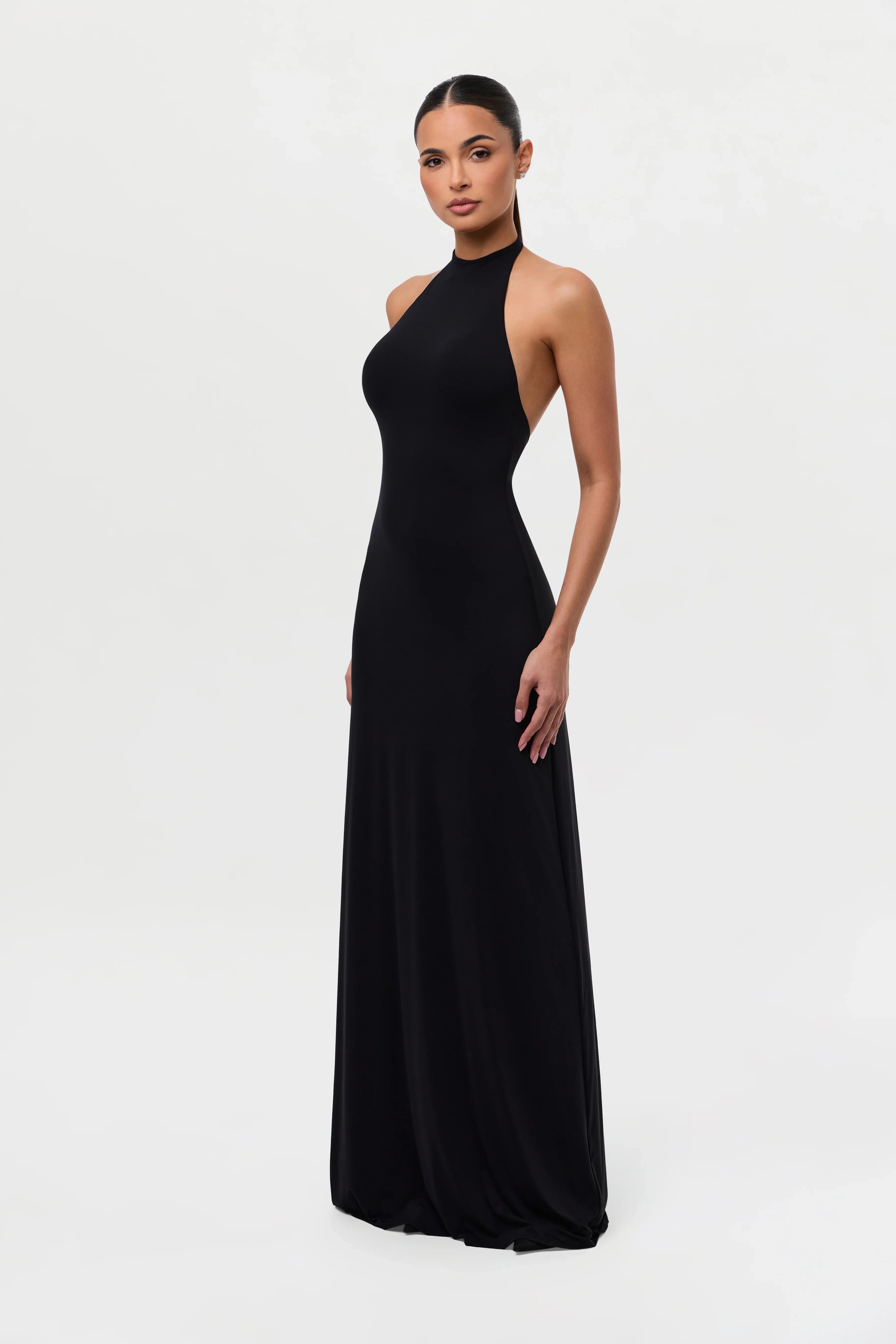 Naked Faux Fur Maxi Dress