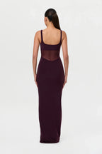 Hourglass Mesh Contrast Dress