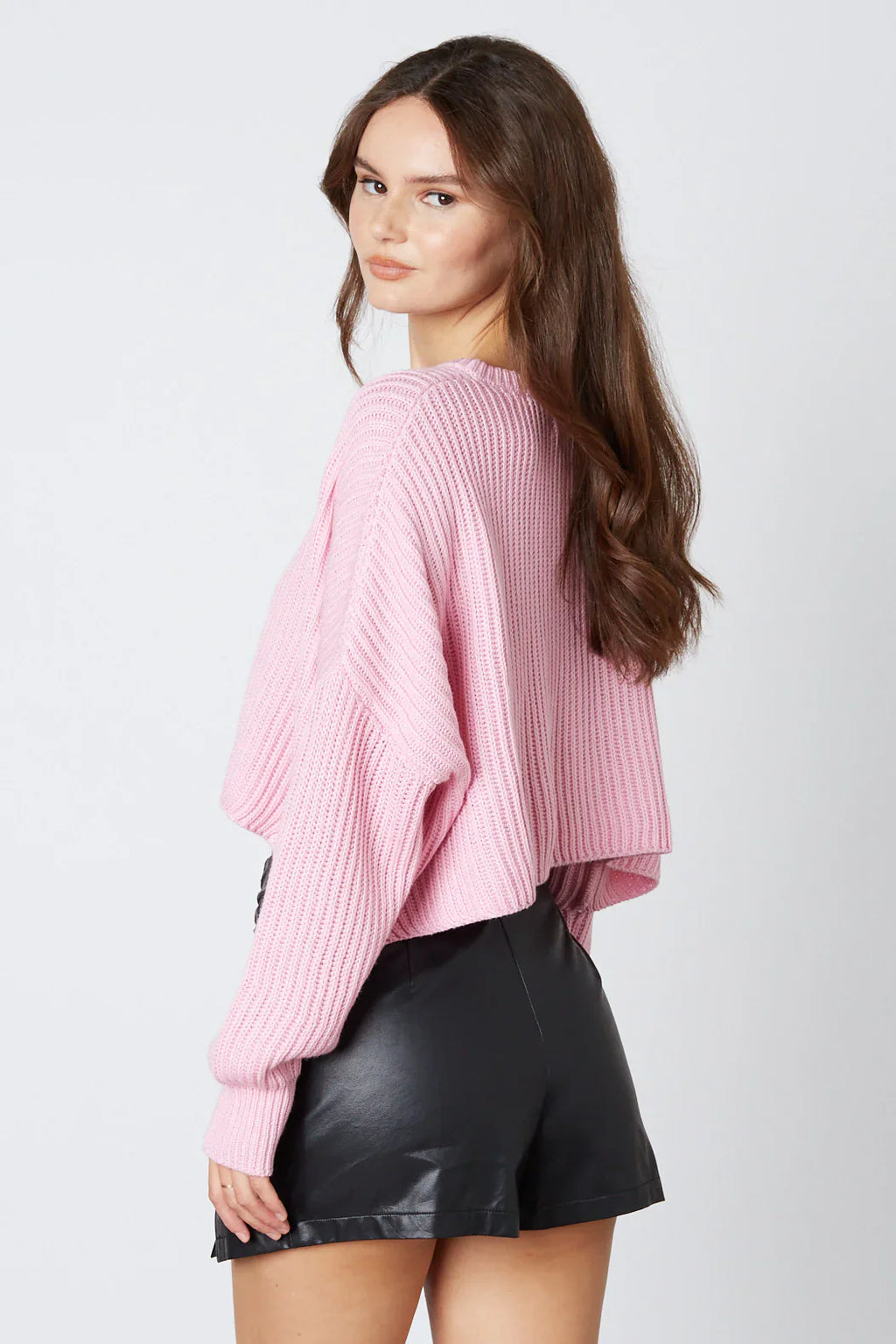Vegan Leather Mini Skirt