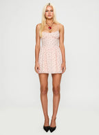 Angeletta Mini Dress Pink Floral
