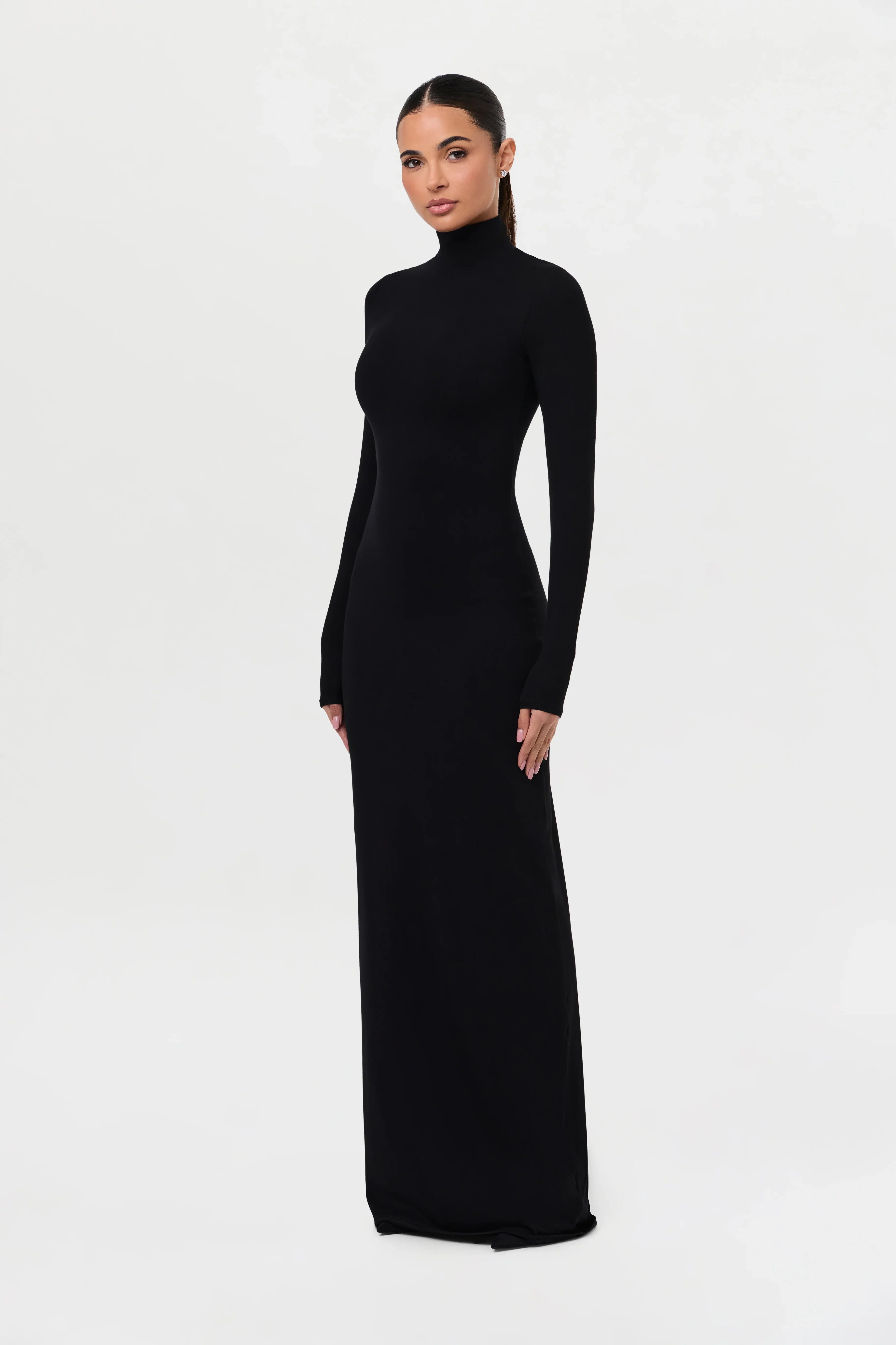 Butter Turtleneck Maxi Dress