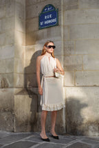 Frill Midi Skirt | Ivory