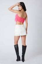 Feather Tube Top