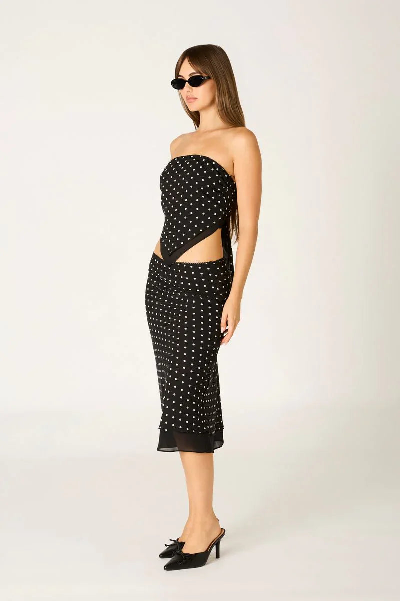 Chiffon Bandeau Top