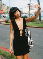 Steward Mini Dress Black