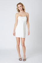 Satin Cami Mini Dress
