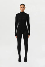 Crystal Closed Toe Leggings