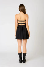 Strapless Babydoll Mini Dress