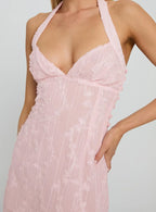 Aspyn Halter Mini Dress Pink