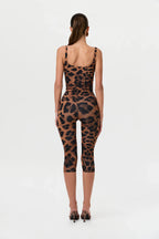 Naked Print Capri Leggings