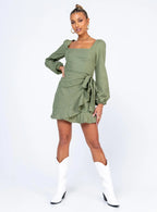 The Villa Mini Dress Green