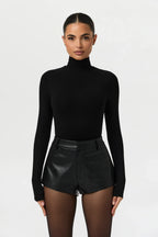 Vegan Leather Hot Pants