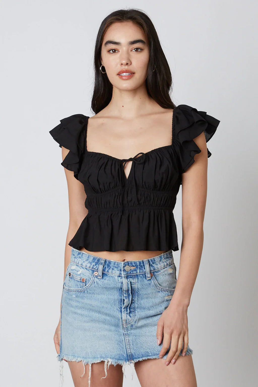 Smocked Ruffle Top