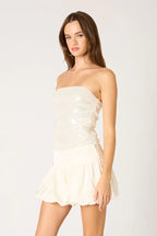 Sequin Tube Top