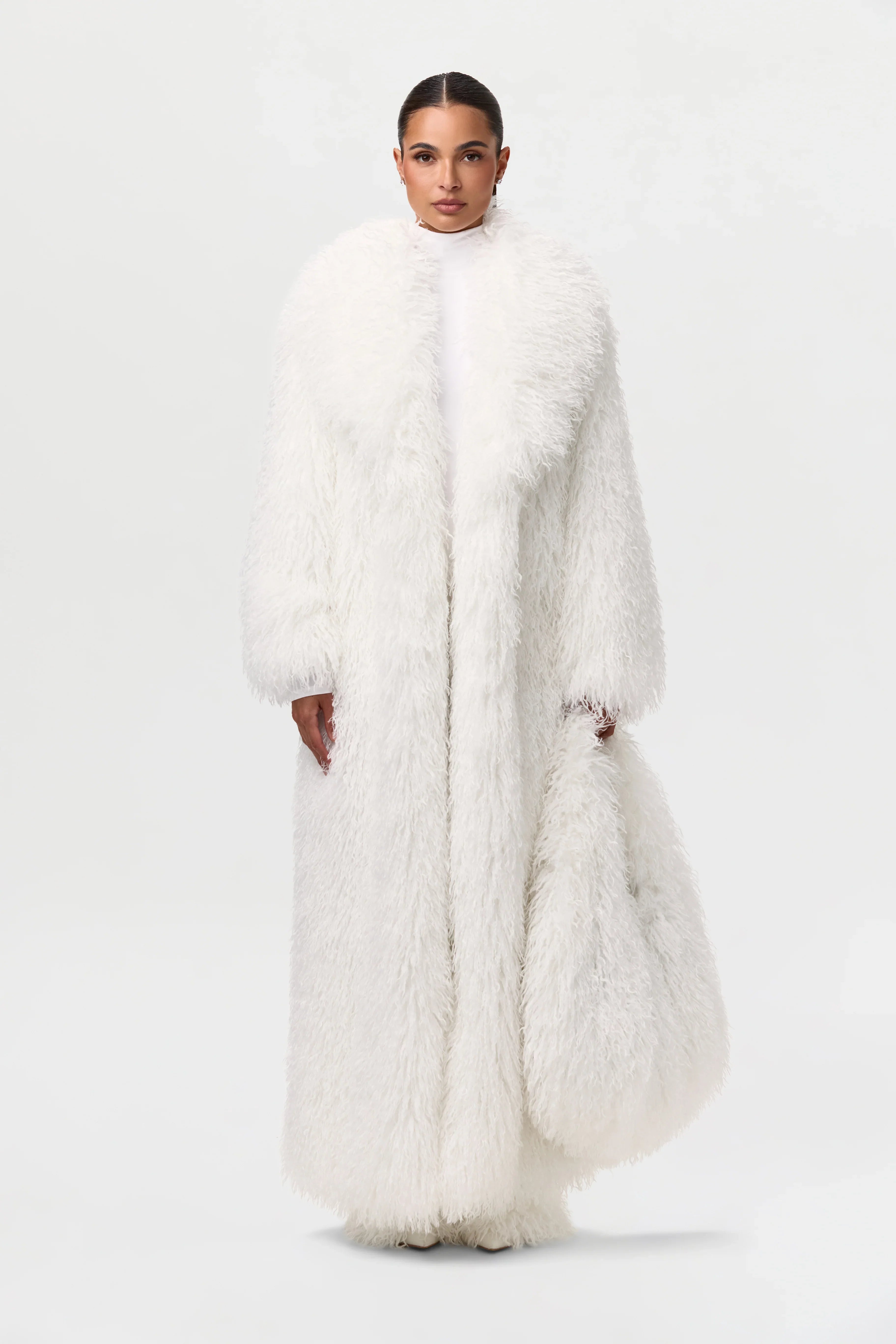 Faux Fur Plush Shoulder Bag
