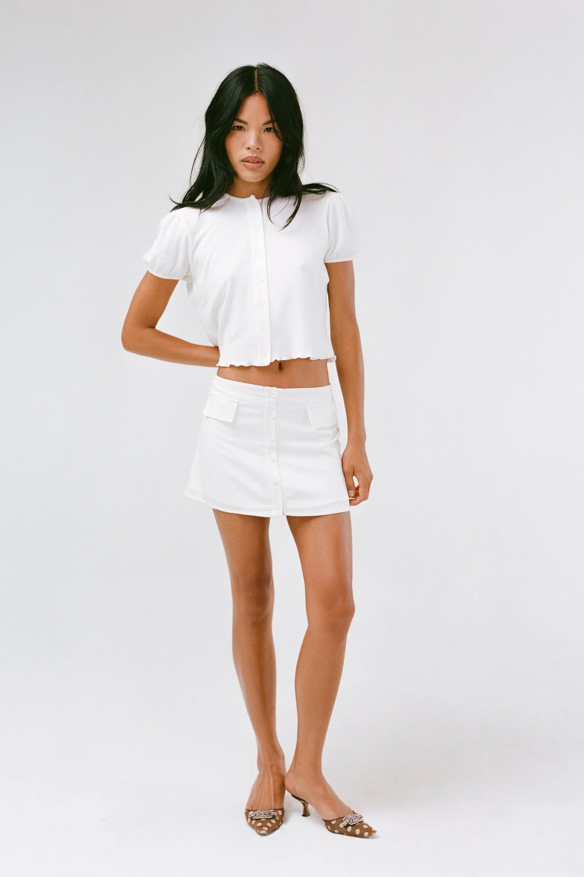 THE BONI SWEATER IN WHITE