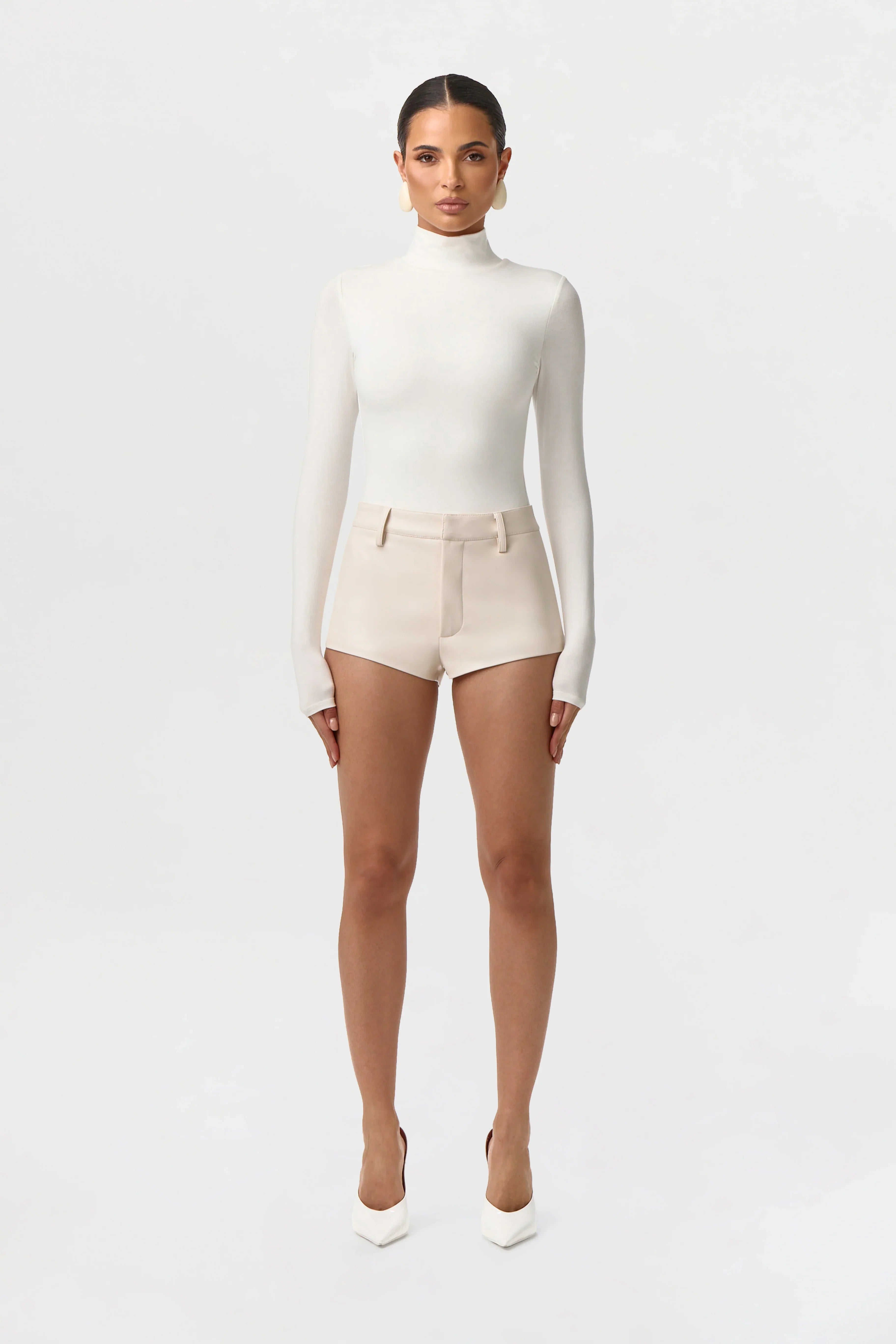Vegan Leather Hot Pants