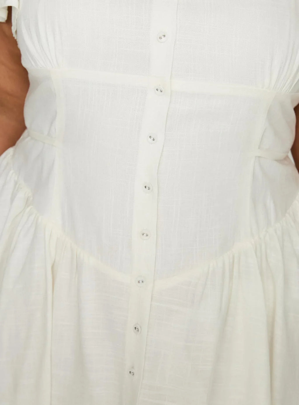 Forever More Mini Dress White Curve