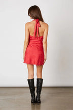 Bias Jacquard Mini Skirt