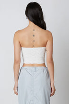 Crinkled Tube Top