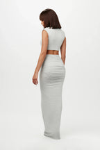 NW Turtleneck Sleeveless Crop Top