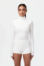 Smooth Turtleneck Sculpt Top