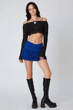 Ruffled Lace Skort