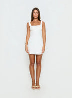 Neverending Mini Dress White