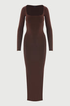 NW Square Neck Sculpt Maxi Dress