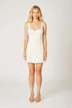 Floral Lace Mini Dress