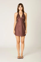 Satin Mini Dress