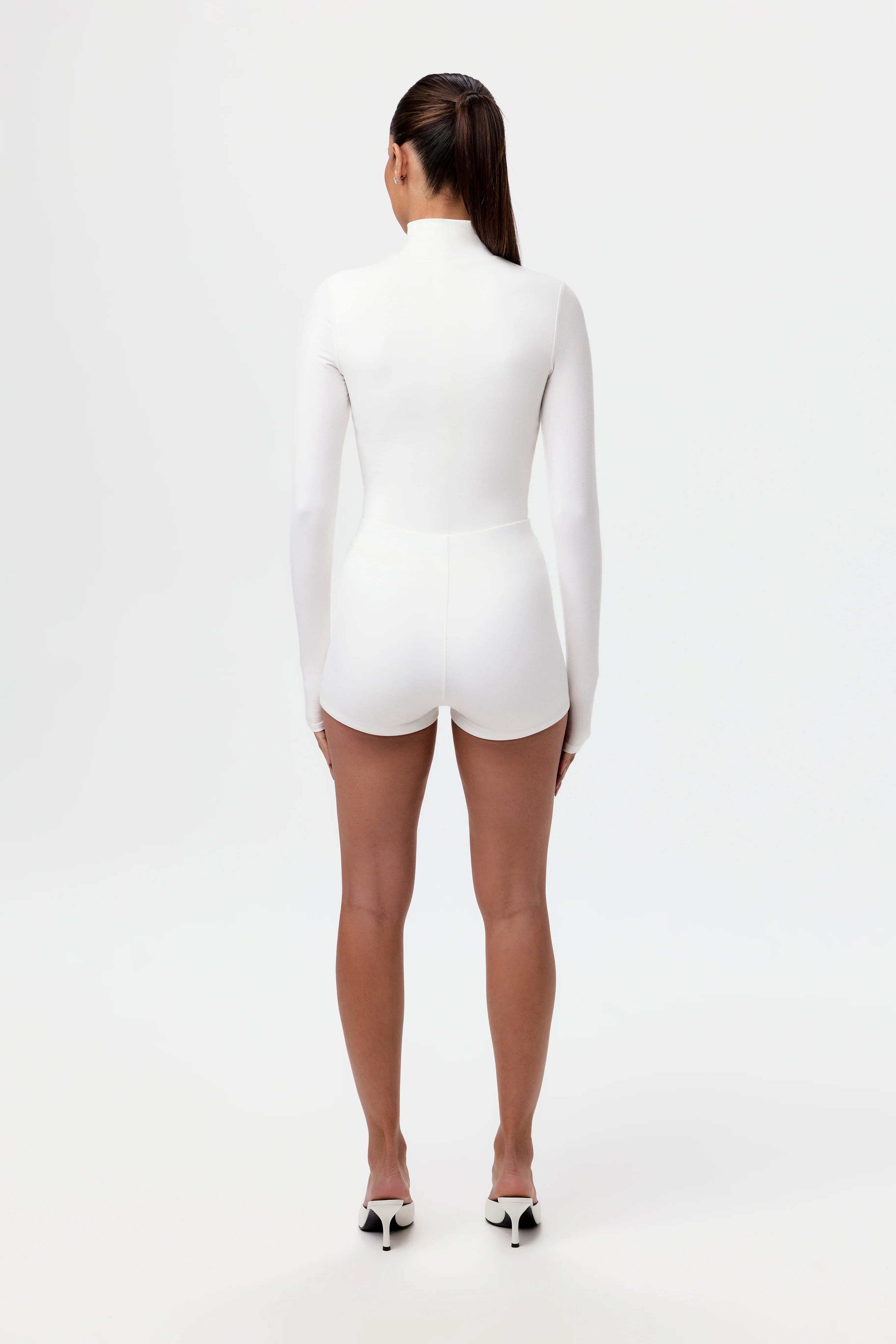 Smooth Turtleneck Sculpt Top