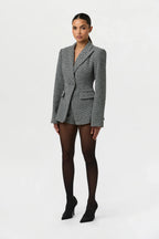Chevron Suited Hot Pants