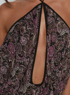 Drifting Away Chiffon Mini Dress Paisley