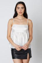 Organza Babydoll Top