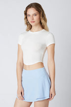 Cropped Fitted Tee