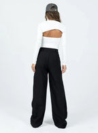 Archer Black Tailored Pants – Lower Impact Sustainable Essential