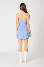 Milkmaid Gingham Mini Dress
