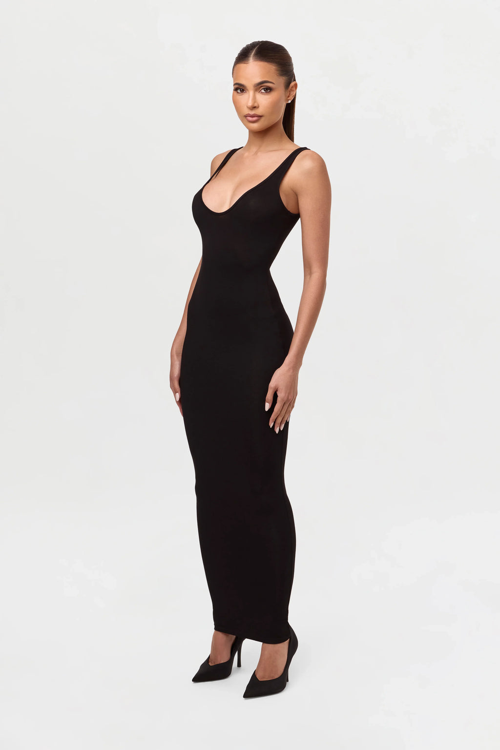 Smooth Sculpt Tank Midi Dress