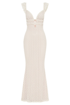 Ezra Lace Maxi Dress - Ivory