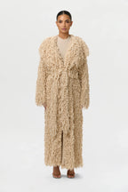 Knit Shaggy Loop Coat