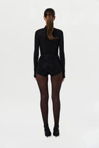 Crystal High Waisted Hot Pants
