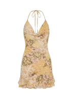 Daisybelle Halter Mini Dress Multi