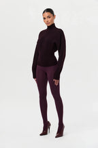 Ribbed-Knit Sculpt Sweater Top