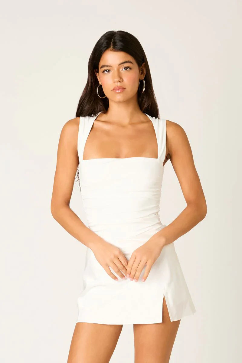 Satin A-line Mini Skirt