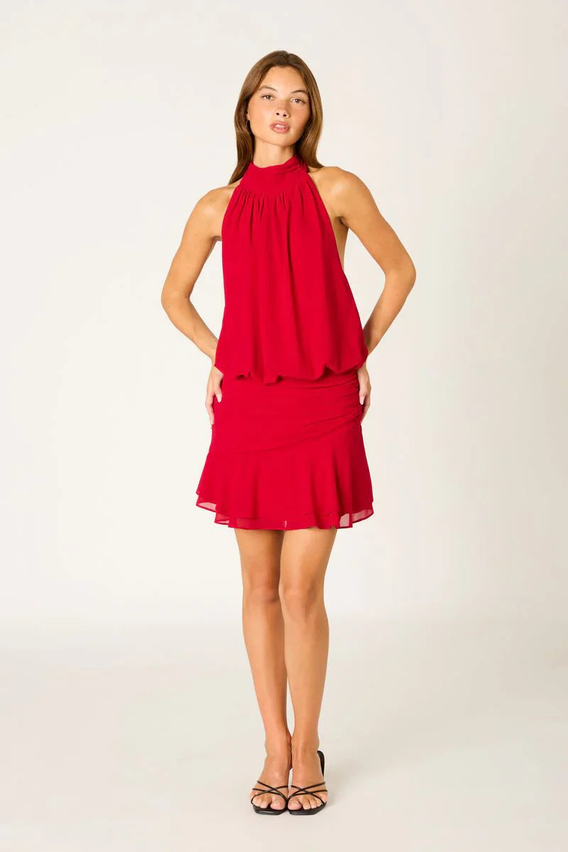 Chiffon Mini Dress