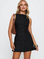 Common Sense Mini Dress Black